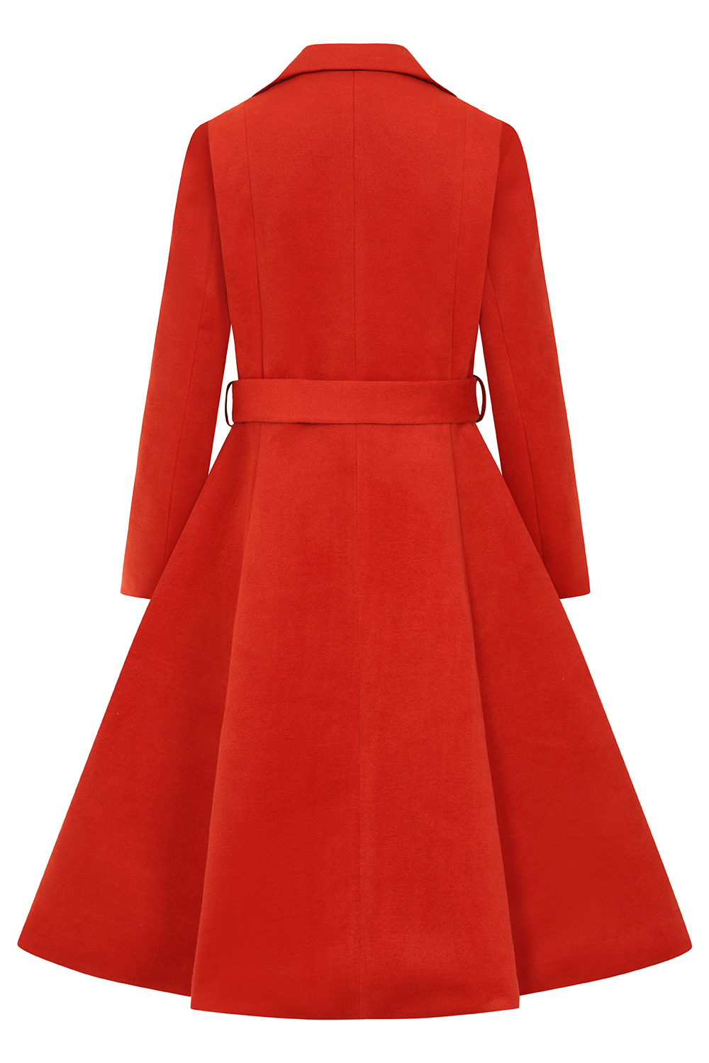 Imogen Swing Coat in Orange